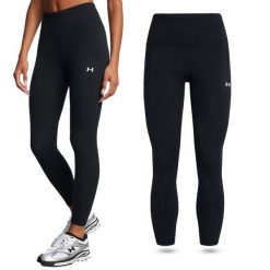 Legginsy termoaktywne damskie Under Armour Motion Ankle szybkoschnące. Czarne legginsy damskie Under Armour, xs, bez wzorów. Za 139.99 zł.