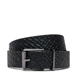 Pasek Męski BOSS. Czarne paski damskie Boss, bez wzorów. Za 249.99 zł.