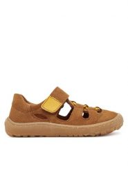 Froddo Sandały Barefoot Elastic Sandal G3150262-3 S Brązowy. Brązowe sandały chłopięce Froddo, ze skóry, bez zapięcia. Za 219.99 zł.
