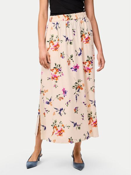 YAS Spódnica midi Asina 26034011 Écru Regular Fit. Spódnice damskie YAS, bez wzorów, z wiskozy, midi. Za 139.99 zł.