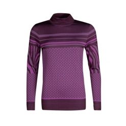 Koszulka termoaktywna damska Halti Magic. Fioletowe koszulki sportowe damskie Halti, bez wzorów, bez kołnierzyka, bez ramiączek, narciarskie. Za 299.99 zł.