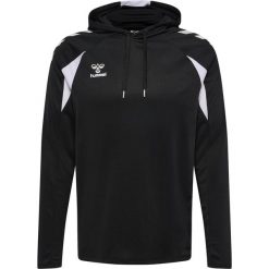 Bluza z kapturem Hummel Core 2.0. Białe bluzy damskie Hummel, na zimę, bez wzorów, bez kołnierzyka, bez ramiączek, z kapturem. Za 239.50 zł.