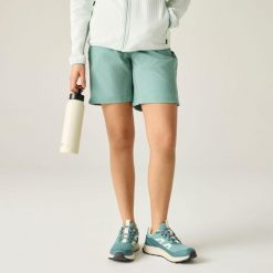 Damskie buty Ravika. Zielone obuwie sportowe damskie Regatta, bez wzorów, z dzianiny, trekkingowe. Za 299.99 zł.