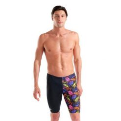 Kąpielówki męskie spodenki kąpielowe jammery na basen Arena Sea Turtles. Czarne kąpielówki męskie Arena, l, bez wzorów, do pływania. Za 199.99 zł.