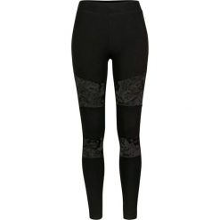 Damskie legginsy urban classic z wstawkami z koronki. Czarne legginsy damskie Urban Classics, bez wzorów, z koronki. Za 142.50 zł.