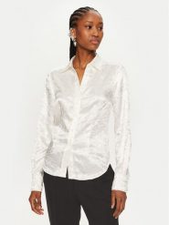 PINKO Koszula Catullo 104425 A285 Écru. Bluzki damskie Pinko, bez wzorów, z syntetyku, bez kołnierzyka, bez ramiączek. Za 689.99 zł.