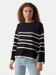 Vero Moda Sweter Saba 10278319 Czarny Regular Fit. Czarne swetry damskie Vero Moda, l, bez wzorów, z syntetyku, bez kołnierzyka, bez ramiączek, bez kaptura. Za 199.99 zł.