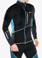 Bluza rozpinana męska Crazy Pull Magma. Czarne bluzy męskie CRAZY, na lato, m, bez wzorów, z materiału, bez kaptura. Za 753.49 zł.