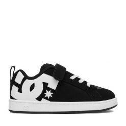 Sneakersy DC Shoes. Czarne trampki i tenisówki chłopięce DC Shoes, bez wzorów, bez zapięcia. Za 199.99 zł.