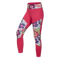 Legging kobieta Ocun Rhea pink. Czerwone spodnie materiałowe damskie Ocun, m, bez wzorów. Za 241.50 zł.