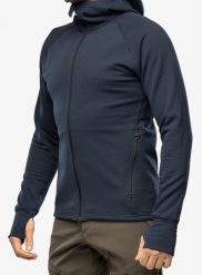 Bluza polarowa męska Houdini Mono Air Houdi. Niebieskie bluzy męskie Houdini, l, bez wzorów, z materiału, bez kaptura. Za 776.60 zł.