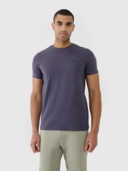 T-SHIRT MĘSKI 4F KOSZULKA BAWEŁNIANA SPORTOWA M2003. Szare koszulki sportowe męskie 4f, m, bez wzorów, z bawełny, bez kołnierzyka, bez ramiączek, na fitness i siłownię. Za 182.98 zł.