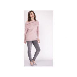 Sweter w stylu hiszpańskim, SWE127 pastelowy róż MKM. Swetry damskie marki Mkm swetry. Za 118.00 zł.