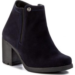 Botki SERGIO BARDI - Artemia FW127253517PL 413. Niebieskie botki damskie Sergio Bardi, z nubiku, bez obcasa, na obcasie. W wyprzedaży za 209.00 zł.