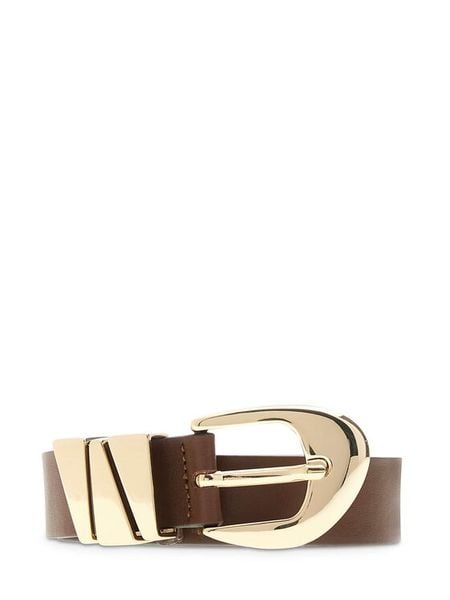 Guess Pasek 183325 Brązowy. Brązowe paski damskie Guess, z aplikacjami. Za 324.99 zł.