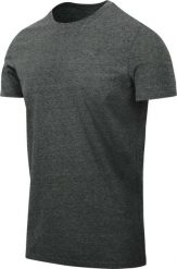 Helikon-Tex t-shirt Helikon Slim - Czarno-Szary Melanż S. Czarne t-shirty męskie HELIKON-TEX, m, bez wzorów, bez kołnierzyka. Za 57.90 zł.