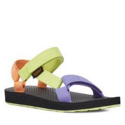 Sandały Teva. Czerwone sandały dziewczęce Teva, bez zapięcia. Za 239.99 zł.