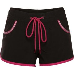Szorty plażowe bonprix czarny. Szorty damskie marki bonprix. Za 49.99 zł.