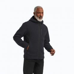 Bluza trekkingowa męska Jack Wolfskin Lake Ridge Hooded. Czarne bluzy męskie Jack Wolfskin, l, bez wzorów, z materiału, bez kaptura. Za 729.99 zł.