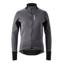 Kurtka softshell damska Gonso. Szare kurtki sportowe damskie Gonso, bez wzorów, z softshellu, rowerowe. Za 650.50 zł.