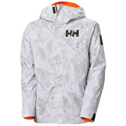 Wodoodporna kurtka narciarska Helly Hansen Ullr D Graphic. Szare kurtki męskie Helly Hansen, na zimę, l, bez wzorów, narciarskie. Za 1,190.50 zł.