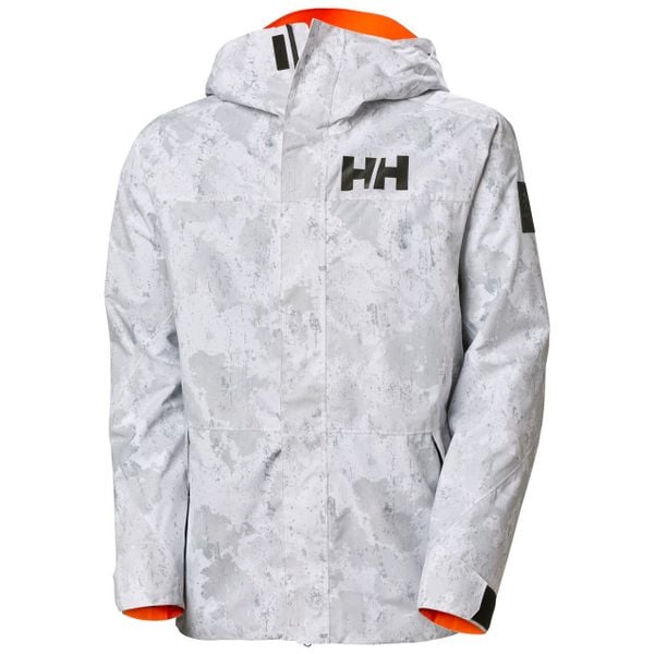 Wodoodporna kurtka narciarska Helly Hansen Ullr D Graphic. Szare kurtki męskie Helly Hansen, na zimę, l, bez wzorów, narciarskie. Za 1,190.50 zł.