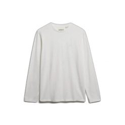 T-shirt z długim rękawem z lnu Superdry Classique. Czarne bluzki z długim rękawem męskie Superdry., m, bez wzorów, z bawełny, klasyczne, bez kołnierzyka. Za 205.85 zł.