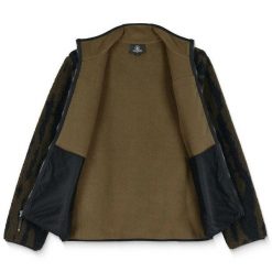 Bluza Volcom Storm Stone z zamkiem brązowa. Brązowe bluzy męskie Volcom, s, bez wzorów, bez kaptura. Za 528.75 zł.