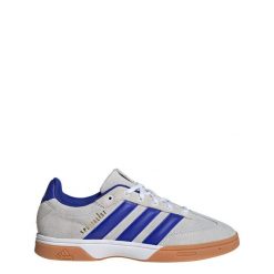Buty Spezialist Indoor. Białe buty sportowe męskie Adidas, bez zapięcia, do biegania. Za 399.00 zł.