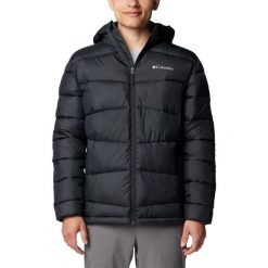 Kurtka ocieplana męska Columbia Fivemile Butte II Hooded Jkt z kapturem. Czarne kurtki męskie Columbia, m, bez wzorów, sportowe, z kapturem. Za 598.90 zł.