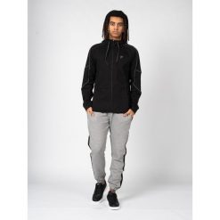 Bluza trekking męska Roviogo. Czarne bluzy męskie Fila, m, bez wzorów, z bawełny, z kapturem. Za 313.00 zł.