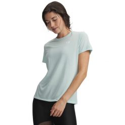 Koszulka fitness damska Under Armour 1384231703. Białe t-shirty damskie Under Armour, l, bez wzorów, z materiału, klasyczne, bez kołnierzyka. Za 191.00 zł.