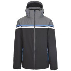 Trespass Dexy - Męski kombinezon narciarski w kolorze czarnym. Czarne kurtki męskie Trespass, m, bez wzorów, z puchu, bez kaptura. Za 465.99 zł.
