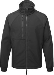 Kurtka męska Portwest CD870 - Softshell WX2 Eco (2L) - granatowy 6XL. Niebieskie kurtki męskie Portwest, l, bez wzorów, z softshellu, bez kaptura. Za 174.52 zł.