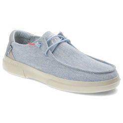Niebieskie Półbuty Pitas Stylowe Obuwie Damskie. Niebieskie półbuty damskie Pitas, na lato, bez wzorów, z denimu, eleganckie, bez obcasa, bez zapięcia. Za 239.00 zł.