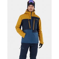 Kurtka Narciarska Męska Fundango Atlas Allmountain. Niebieskie kurtki męskie Fundango, na zimę, m, bez wzorów, z materiału, sportowe, bez kaptura. Za 629.90 zł.