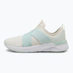 Buty damskie PUMA Softride Harli Slip Transformative Color. Białe obuwie sportowe damskie Puma, bez wzorów, sportowe, bez zapięcia. Za 189.99 zł.