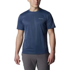 T-shirt Columbia Hike™ Crew z technologią Omni-Wick™. Niebieskie t-shirty męskie Columbia, m, bez wzorów, z poliesteru, bez kołnierzyka. Za 115.99 zł.