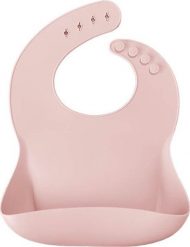 MINIKOIOI MINIKOIOI silicone bib BASICS, 6m+, Pinky Pink, 101300002. Różowe śliniaki dla dzieci MINIKOIOI, bez wzorów. Za 60.25 zł.