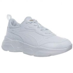 Buty do chodzenia damskie Puma Cassia SL. Białe obuwie sportowe damskie Puma, bez wzorów, z gumy, trekkingowe. Za 367.00 zł.