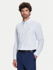 Tommy Hilfiger Koszula Performance MW0MW39419 Błękitny Regular Fit. Niebieskie koszule męskie Tommy Hilfiger, m, bez wzorów, z syntetyku, bez kołnierzyka, bez ramiączek. Za 349.99 zł.