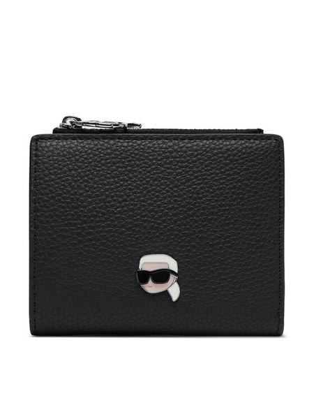 KARL LAGERFELD Portfel B4W32029 Czarny. Czarne portfele damskie KARL LAGERFELD, bez wzorów. Za 429.99 zł.