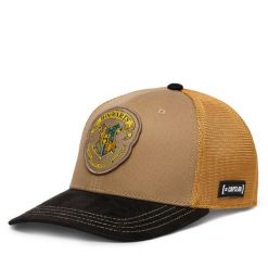 Czapka z daszkiem Capslab. Brązowe czapki i kapelusze damskie CapsLab, bez wzorów. Za 152.99 zł.