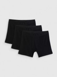 4F Bielizna bokserki (3-pack) męskie - czarne S. Czarna bokserki męskie 4f, m, bez wzorów, z bawełny. Za 99.99 zł.