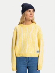 Quiksilver Sweter Selwyn EQWSW03031 Żółty Cropp Fit. Żółte swetry damskie Quiksilver, s, bez wzorów, z syntetyku, bez kołnierzyka, bez ramiączek, bez kaptura. Za 369.99 zł.