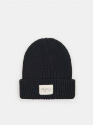 Czapka beanie - czarny. Czarne czapki i kapelusze damskie Sinsay, bez wzorów. Za 25.99 zł.