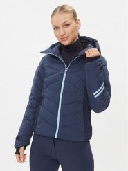 Rossignol Kurtka narciarska Courbe RLMWJ04 Granatowy Regular Fit. Niebieskie kurtki damskie Rossignol, na zimę, l, bez wzorów, z syntetyku, bez kaptura, narciarskie. Za 1,499.00 zł.