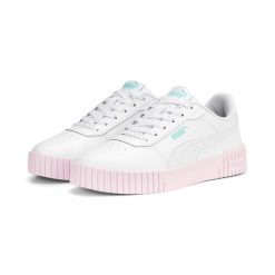 Buty Sportowe Damskie Puma Carina 2. Yummy. Białe obuwie sportowe damskie Puma, bez wzorów, z gumy. Za 389.99 zł.