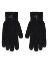 Calvin Klein Rękawiczki Męskie K50K512462 Czarny. Czarne rękawiczki męskie Calvin Klein, bez wzorów, z dzianiny. Za 229.99 zł.