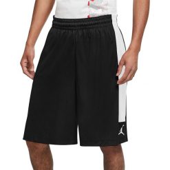 Spodenki męskie nike air jordan 23 alpha dri-fit knit shorts black. Czarne krótkie spodenki sportowe męskie Nike, m, bez wzorów, do biegania, dri-fit (nike). Za 149.00 zł.
